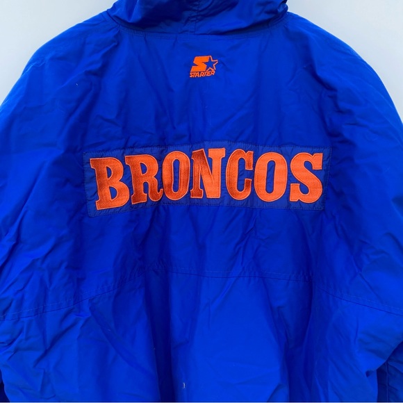 Vintage denver broncos nfl by starter jacket size large - Picture 4 of 7